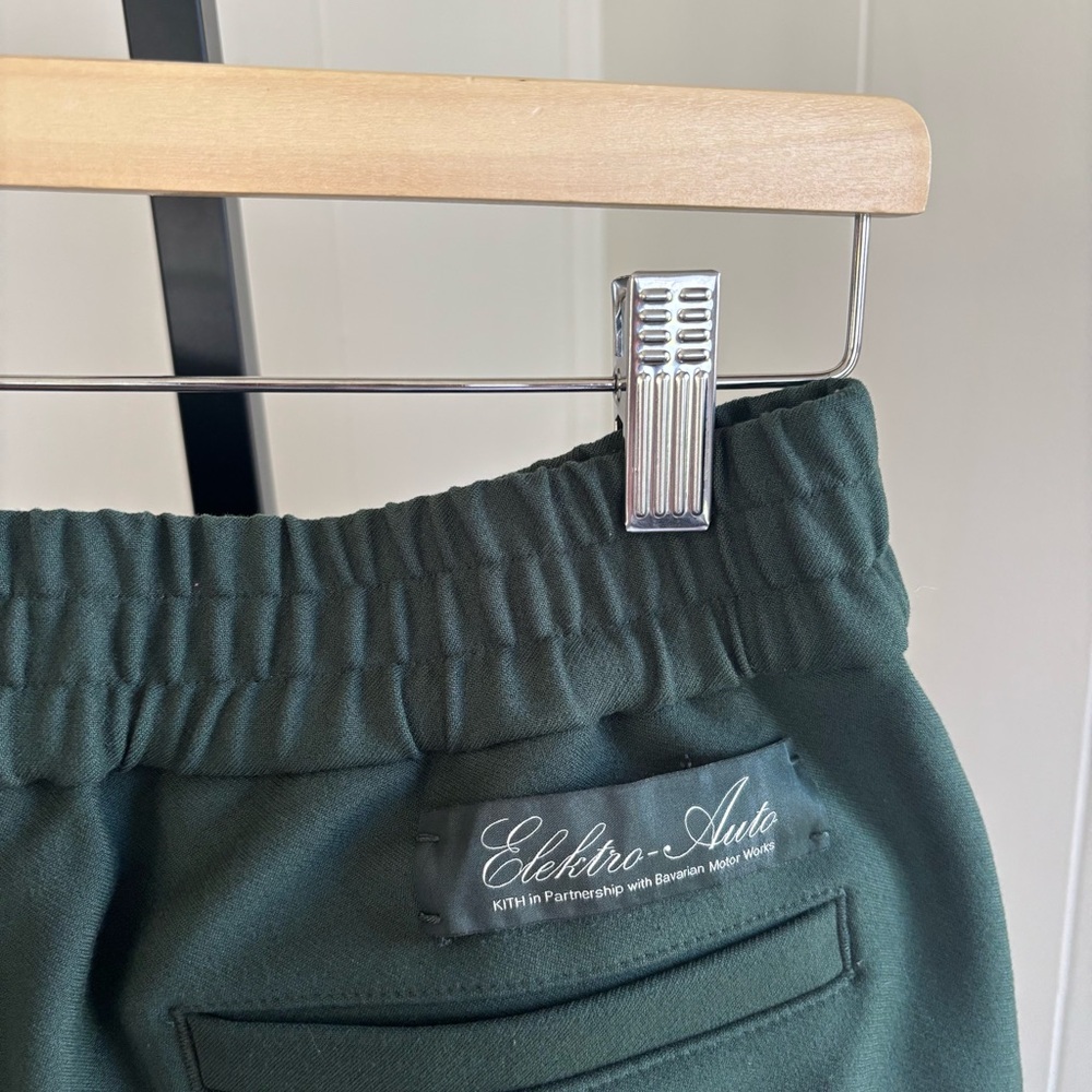 Kith x BMW Men’s XS Vitality Green Double Knit Chatham Pants 26x29 Athleisure